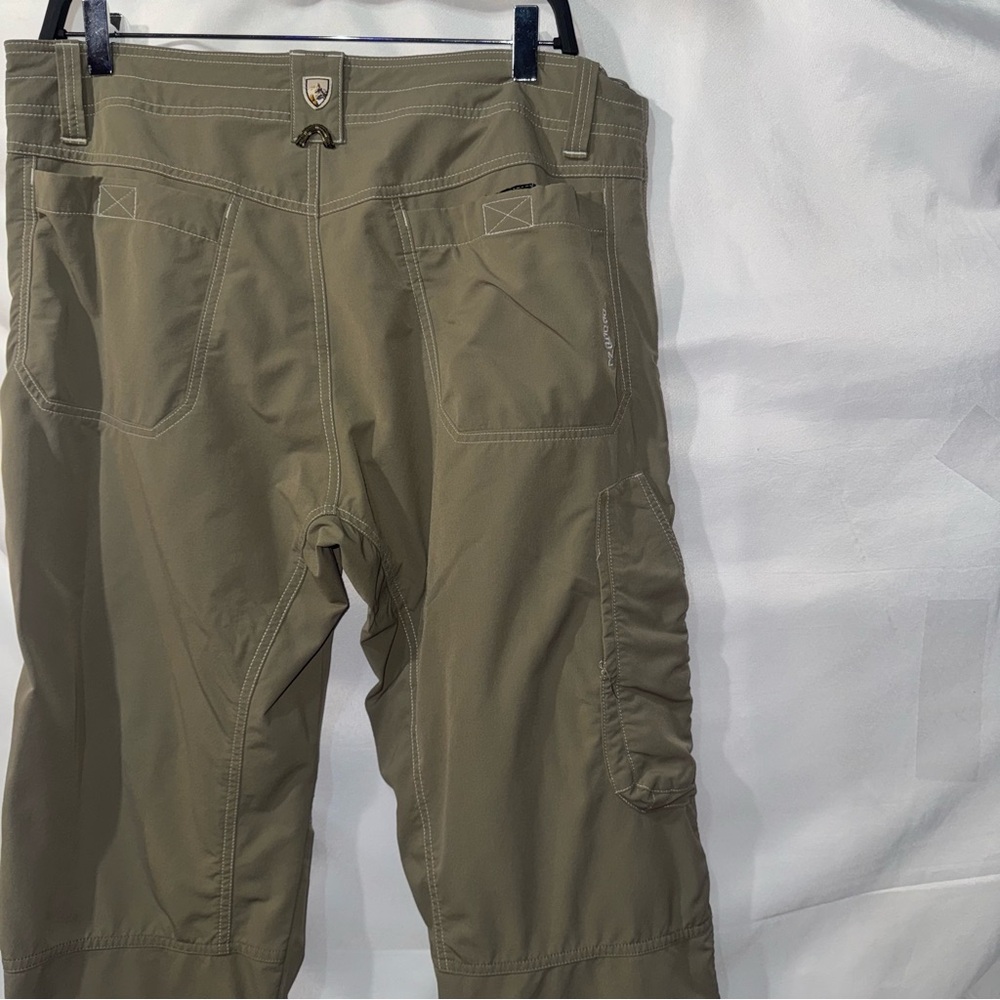 Kuhl Renegade Hiking Pants Mens 36x32 Khaki Stretch Durable Outdoor Packable